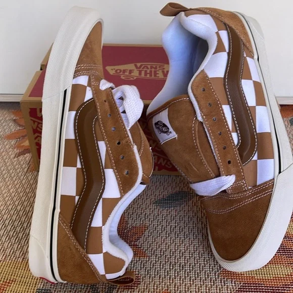 Vans WMNS Knu SkoolMega Check BrownVN000CRPBROSneakers